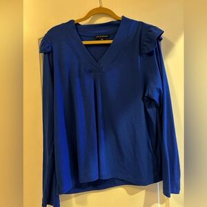 Zac & Rachel Royal Blue Long Sleeve Top